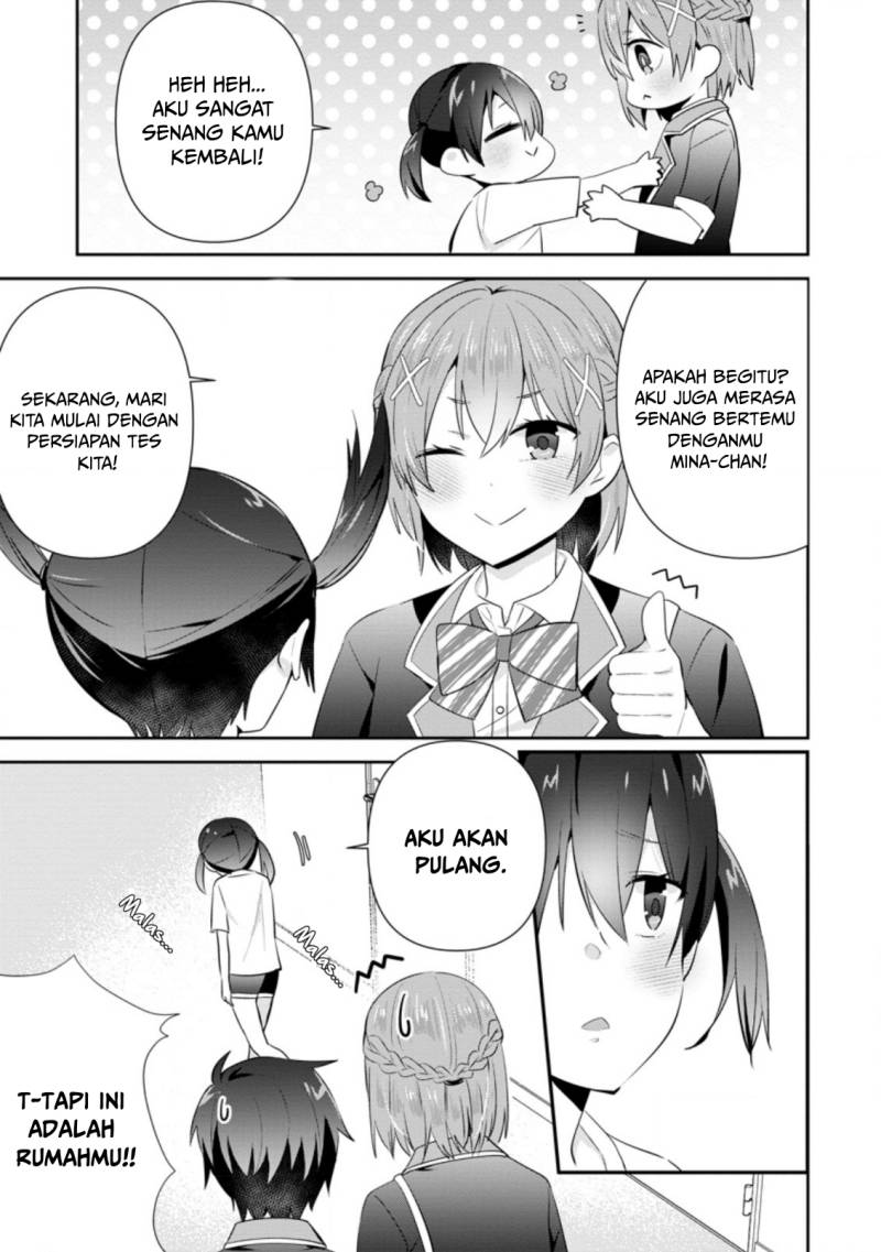 The Cute Girl Sitting Next to Me Is Trying to Make Me Fall in Love With Her as a Way to Ridicule Me Chapter 12 Bahasa Indonesia